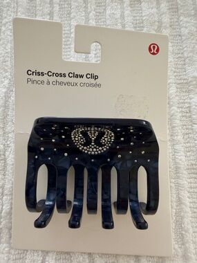 lululemon athletica Hero Blue/Gatsby Blue Criss-Cross Claw Clip